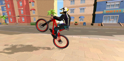 Wheelie Bike 3D game screenshot